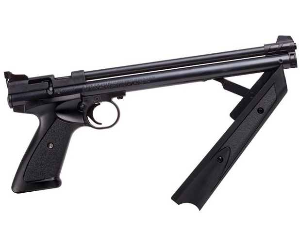 Pistola Ad Aria Compressa Pca Crosman American Classic 1377 Potenza Inferiore Ai 7 5 Joule Marca Crosman Versione Depotenziata Di Libera Vendita A Maggiorenni Pistole Armi Ad Aria Compressa Pistole