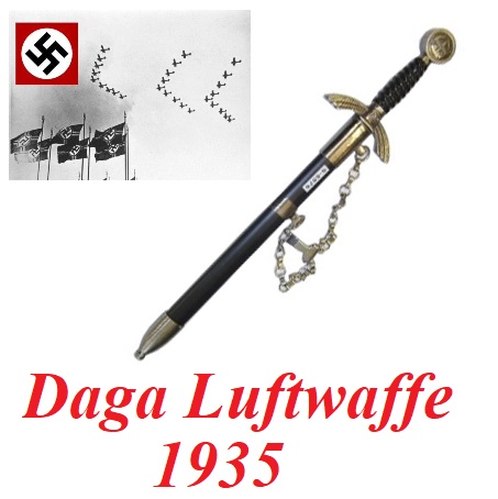 Daga luftwaffe 1935 - coltello storico  dell' aviazione militare tedesca del periodo nazista.