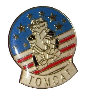 Spilla tomcat - spilla con stemma aviazione americana.