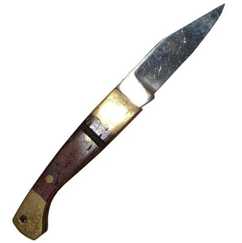 Mini coltello serramanico modello uno - mini coltello a lama mobile da collezione - replica in miniatura di coltello serramanico.