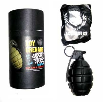 Granata per softair full metal modello mk2 - bomba a mano in metallo per  softair modello mk2 detta ananas a gas con timer regolabile granate e  lanciagranate softair granate YS