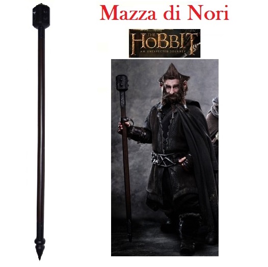 Mazza di nori per cosplay - mazza da guerra da collezione del nano nori del film lo hobbit.