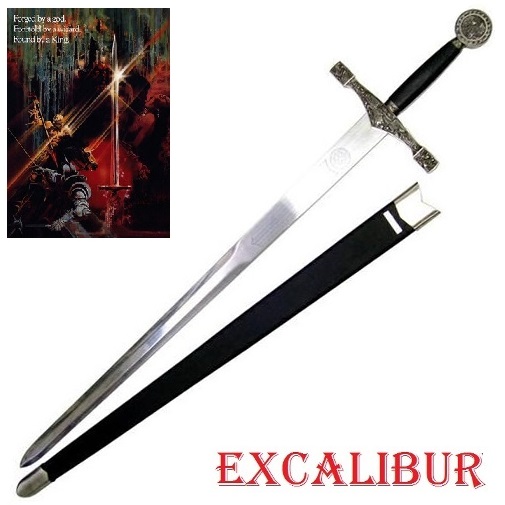 Spada excalibur con fodero - spada fantasy da collezione e per cosplay di re art�.