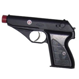 Pistola softair a gas mauser hsc nera - pistola softair modello mauser hsc a gas.