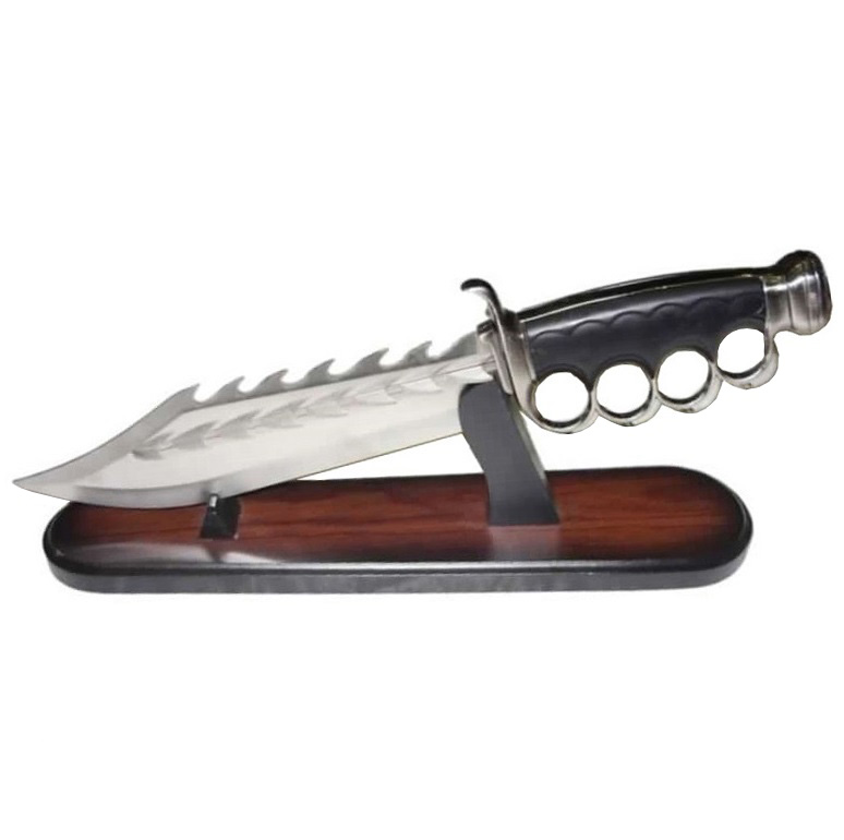 Pugnale shark - coltello fantasy da collezione dello squalo con lama  dentata ed espositore da tavolo coltelleria fantasy coltelli vari BLADE ST